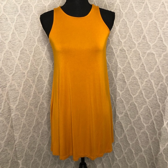 Forever 21 Dresses & Skirts - COPY - Forever 21 Shift Dress Mustard Medium